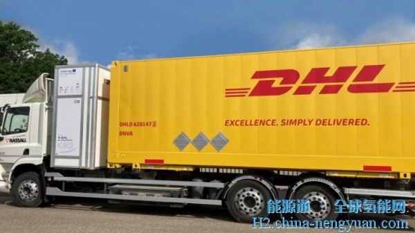 DHL快递正与苹果公司试运行第一辆氢动力物流卡车