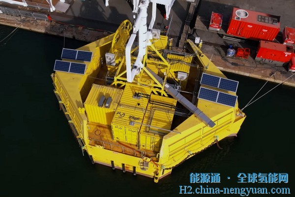 全球首個海上制氫平臺成功產出第一批綠色氫氣