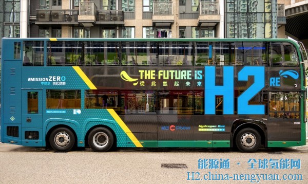 香港首辆氢动力公交正式上路
